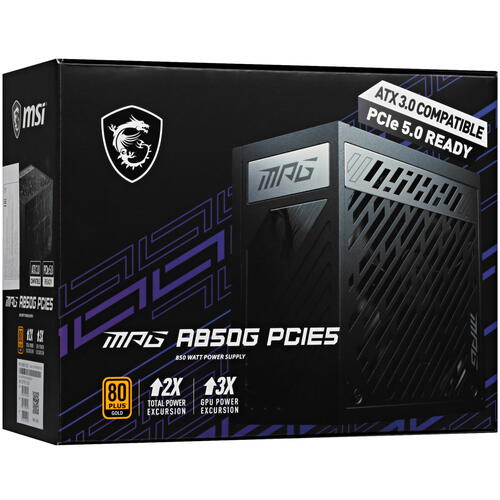 Купить Блок питания MSI MPG A850G PCIE5  5093617. Характеристики, отзывы и цены в Донецке