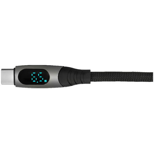 Купить Кабель круглый KEYRON USB Type-C - USB Type-C черный 1.5 м  5433022. Характеристики, отзывы и цены в Донецке