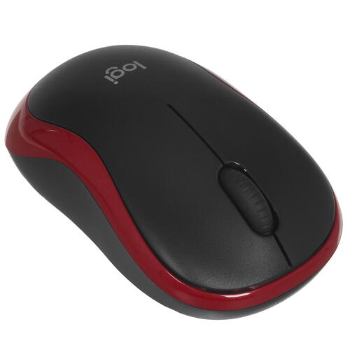 Купить Мышь беспроводная Logitech M185 Red [910-002633] красный  5074579. Характеристики, отзывы и цены в Донецке