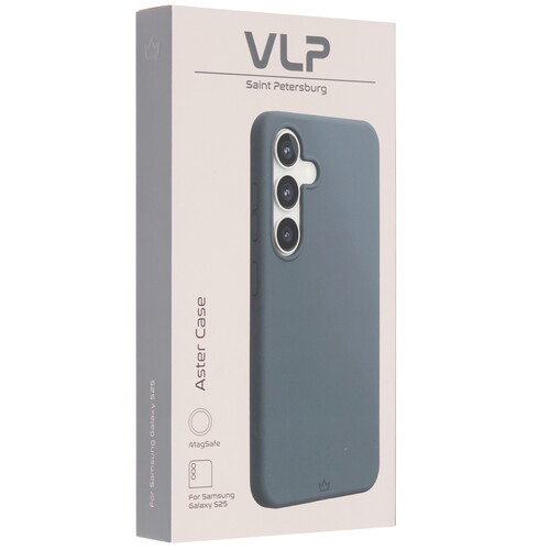 Купить Накладка  VLP Aster Case для Samsung Galaxy S25 серый  5613330. Характеристики, отзывы и цены в Донецке
