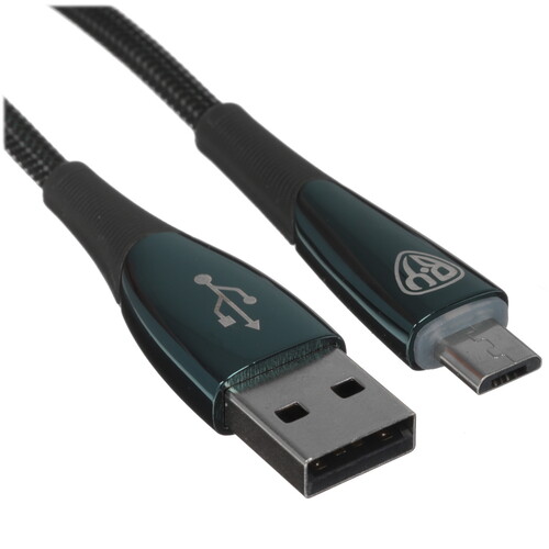 Купить Кабель круглый BY micro USB - USB 2.0 Type-A зеленый 1 м  5482271. Характеристики, отзывы и цены в Донецке
