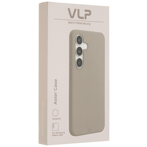 Купить Накладка  VLP Aster Case для Samsung Galaxy S25 бежевый  5613329. Характеристики, отзывы и цены в Донецке