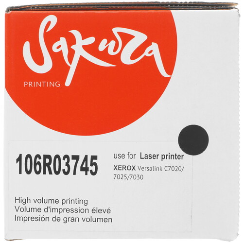 Купить Картридж лазерный SAKURA 106R03745 черный  9919284. Характеристики, отзывы и цены в Донецке