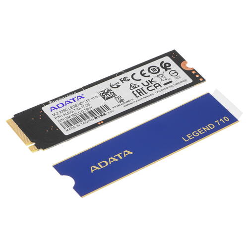 Купить 1000 ГБ M.2 NVMe накопитель ADATA LEGEND 710 [ALEG-710-1TCS]  5023000. Характеристики, отзывы и цены в Донецке