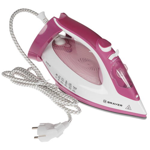 Купить Утюг BRAYER BR4006 розовый  9983934. Характеристики, отзывы и цены в Донецке