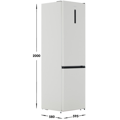Купить Холодильник с морозильником   Gorenje NRK6202AC4 бежевый  5351641. Характеристики, отзывы и цены в Донецке