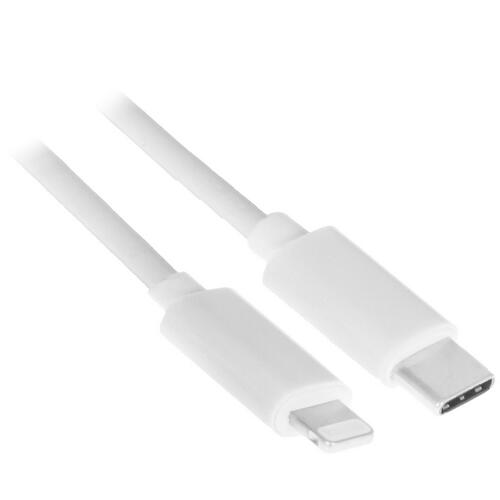 Купить Кабель круглый KEYRON Lightning 8-pin MFI - USB Type-C белый 1.5 м  4823540. Характеристики, отзывы и цены в Донецке