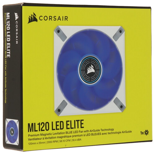 Купить Вентилятор Corsair ML120 LED ELITE  5610087. Характеристики, отзывы и цены в Донецке