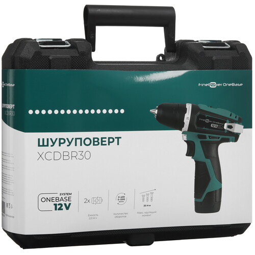 Купить Дрель-шуруповерт FinePower OneBase XCDBR30 OneBase12  9094330. Характеристики, отзывы и цены в Донецке