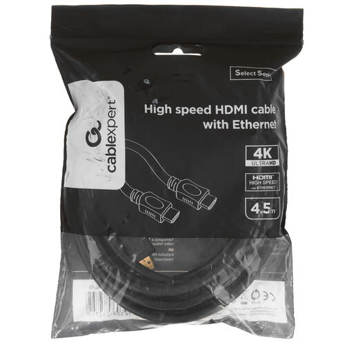Купить Кабель  Cablexpert HDMI - HDMI, 4.5 м  9059944. Характеристики, отзывы и цены в Донецке