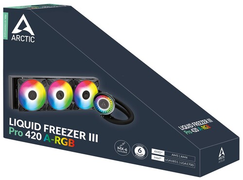 Купить Система охлаждения ARCTIC Liquid Freezer III Pro 420 A-RGB черная  9282245. Характеристики, отзывы и цены в Донецке