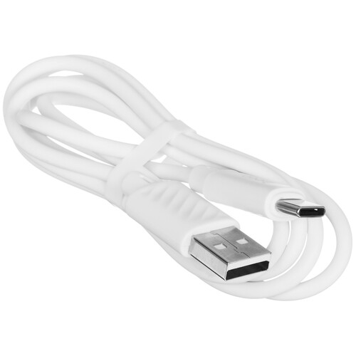 Купить Кабель круглый Hoco USB Type-C - USB 2.0 Type-A белый 1 м  5635353. Характеристики, отзывы и цены в Донецке
