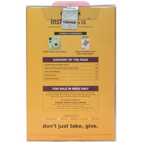Купить Фотоаппарат моментальной печати FujiFilm Instax mini SE FUN PACK  5639133. Характеристики, отзывы и цены в Донецке
