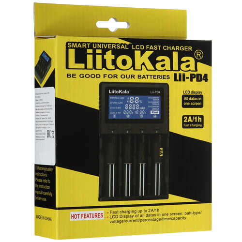 Купить Зарядное устройство LiitoKala Lii-PD4  9212391. Характеристики, отзывы и цены в Донецке