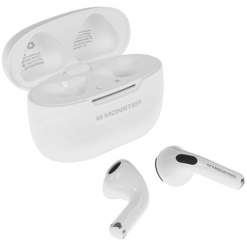 Купить Наушники TWS MONSTER N-Lite 208 белый 2025  9283375. Характеристики, отзывы и цены в Донецке