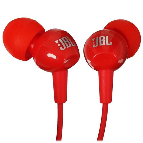Купить Проводные наушники JBL С100SI красный  5082302. Характеристики, отзывы и цены в Донецке