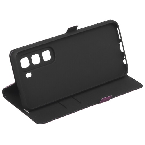 Купить Чехол-книжка  BoraSCO Book Case для Infinix HOT 50 Pro фиолетовый  5601716. Характеристики, отзывы и цены в Донецке