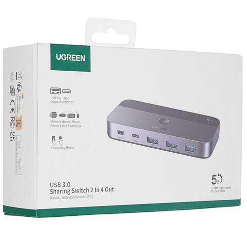 Купить Переключатель Ugreen CM662  9154694. Характеристики, отзывы и цены в Донецке