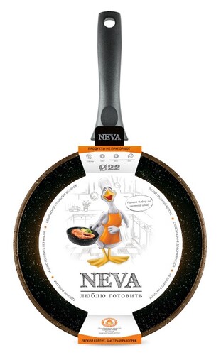Купить Сковорода НМП Neva Granite Brown NGB122  9150146. Характеристики, отзывы и цены в Донецке