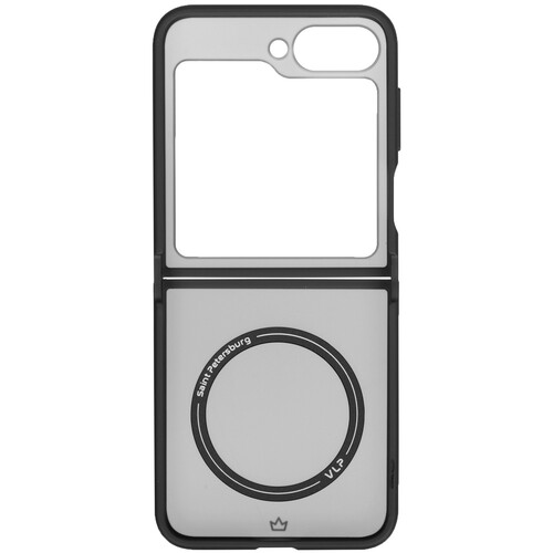 Купить Накладка  VLP Moon Case MagSafe для Samsung Galaxy Z Flip6 черный  5472302. Характеристики, отзывы и цены в Донецке