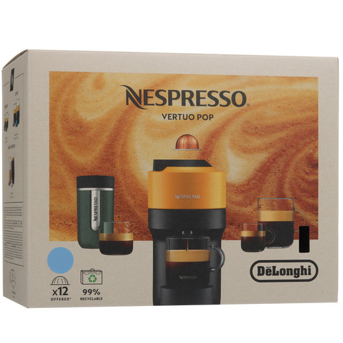 Купить Кофемашина капсульная DeLonghi Vertuo Pop Nespresso ENV90.A  9182422. Характеристики, отзывы и цены в Донецке