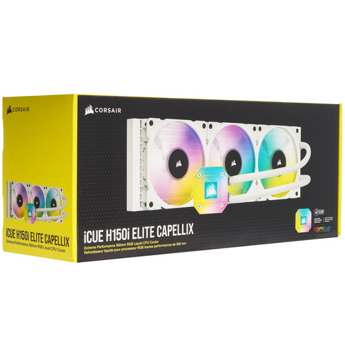 Купить Система охлаждения Corsair iCUE H150i Elite Capellix  белая  5609976. Характеристики, отзывы и цены в Донецке