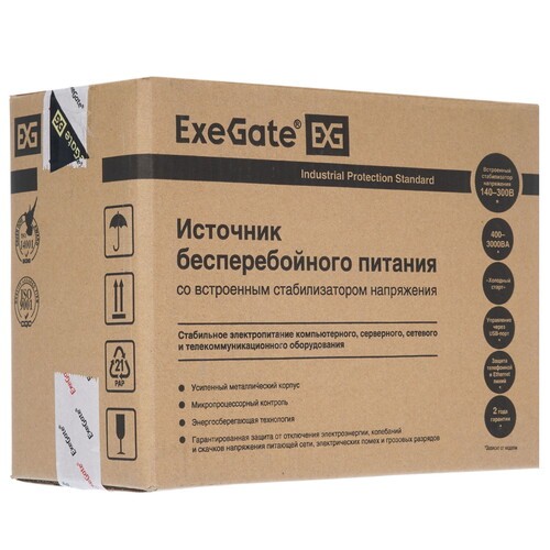 Купить ИБП ExeGate SpecialPro UNB-1600.LED.AVR.EURO.RJ.USB  5400576. Характеристики, отзывы и цены в Донецке