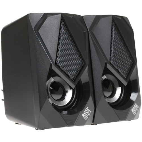 Купить Колонки Qumo Mask AS004 черный  1655245. Характеристики, отзывы и цены в Донецке