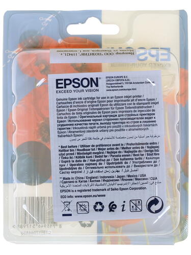 Купить Картридж Epson T17 Y желтый  0154849. Характеристики, отзывы и цены в Донецке