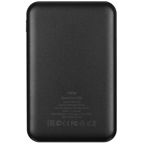 Купить Портативный аккумулятор TFN Power Core черный  5475280. Характеристики, отзывы и цены в Донецке