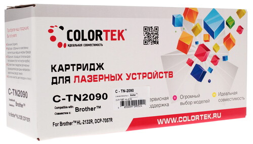 Купить Картридж лазерный Colortek TN-2090 черный  1076241. Характеристики, отзывы и цены в Донецке