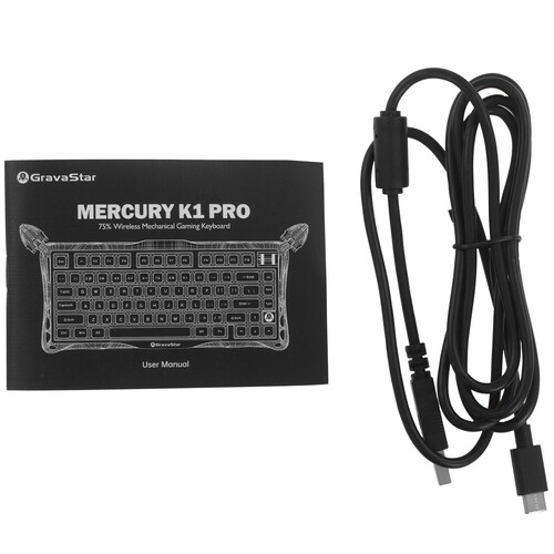 Купить Клавиатура  проводная + беспроводная GravaStar Mercury K1 Pro Cyberpunk  9276735. Характеристики, отзывы и цены в Донецке