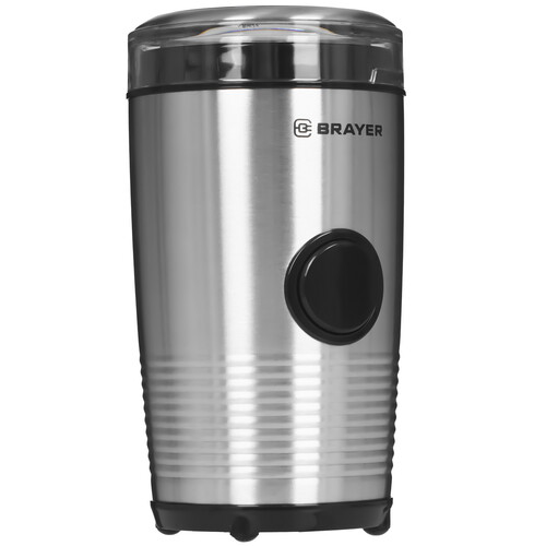 Купить Кофемолка электрическая Brayer 5101BR серебристый  9221235. Характеристики, отзывы и цены в Донецке