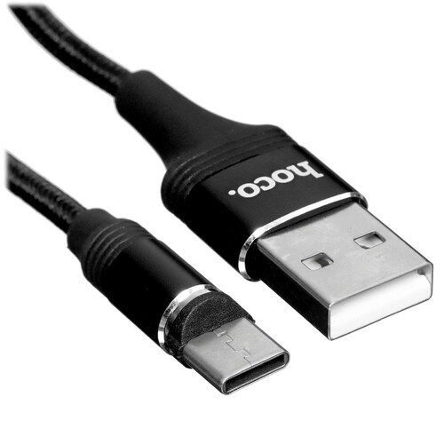 Купить Кабель круглый Hoco USB Type-C - USB 2.0 Type-A черный 1.2 м  5459834. Характеристики, отзывы и цены в Донецке