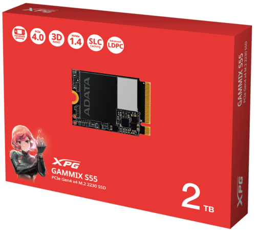 Купить 2000 ГБ M.2 NVMe накопитель ADATA XPG GAMMIX S55 [SGAMMIXS55-2T-C]  5470798. Характеристики, отзывы и цены в Донецке