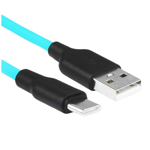 Купить Кабель круглый Hoco USB Type-C - USB 2.0 Type-A синий 1 м  9244477. Характеристики, отзывы и цены в Донецке