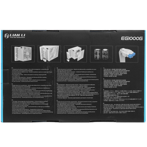 Купить Блок питания LIAN LI EDGE GOLD 1000W [G9P.EG1000G.WH00.RU] белый  5641115. Характеристики, отзывы и цены в Донецке