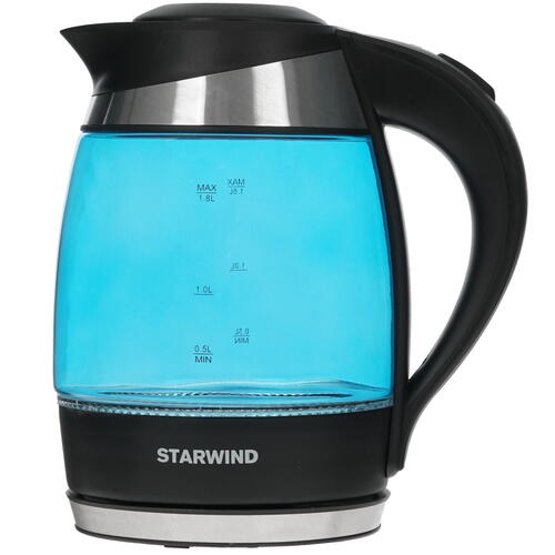 Купить Электрочайник Starwind SKG2216 синий  1149475. Характеристики, отзывы и цены в Донецке