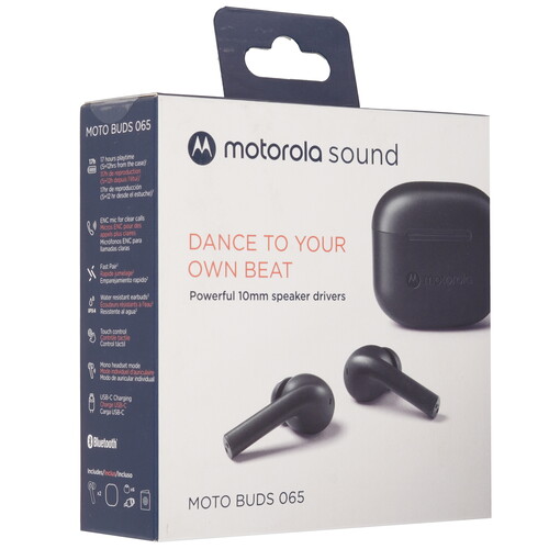 Купить Наушники TWS MOTO BUDS 065 черный 2025  9222092. Характеристики, отзывы и цены в Донецке