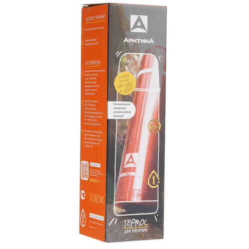 Купить Термос Арктика 102-1000 красный  4812997. Характеристики, отзывы и цены в Донецке