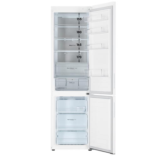 Купить Холодильник с морозильником   LG GA-B509CQTL белый  5416261. Характеристики, отзывы и цены в Донецке