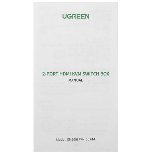 Купить KVM переключатель UGREEN CM200  9154978. Характеристики, отзывы и цены в Донецке