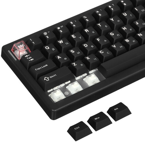 Купить Клавиатура  проводная + беспроводная Cidoo QK61 V2  9316203. Характеристики, отзывы и цены в Донецке