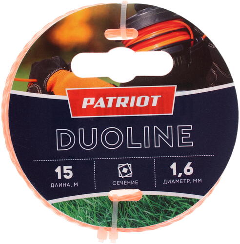 Купить Леска для триммеров Patriot Duoline 805401141  1246214. Характеристики, отзывы и цены в Донецке