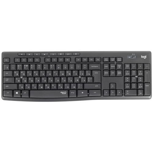 Купить Клавиатура+мышь беспроводная   Logitech MK295 Silent Wireless Combo черный  4718845. Характеристики, отзывы и цены в Донецке