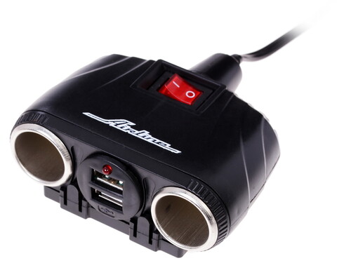 Купить Разветвитель автоприкуривателя AIRLINE ASP-2U-11  6720887. Характеристики, отзывы и цены в Донецке