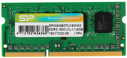 Купить Оперативная память SODIMM Silicon Power [SP008GBSTU160N02] 8 ГБ  1073036. Характеристики, отзывы и цены в Донецке