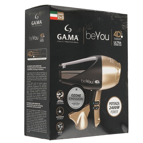 Купить Фен GA.MA PL BEYOU 4D черный/золотистый  9174458. Характеристики, отзывы и цены в Донецке