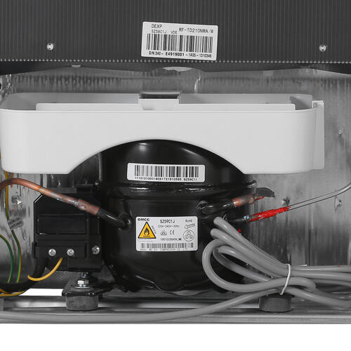 Купить Холодильник с морозильником   DEXP RF-TD210NMA/W серебристый  4864776. Характеристики, отзывы и цены в Донецке