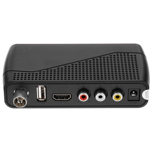Купить Приставка для цифрового ТВ Hyundai H-DVB500 черный  4858687. Характеристики, отзывы и цены в Донецке